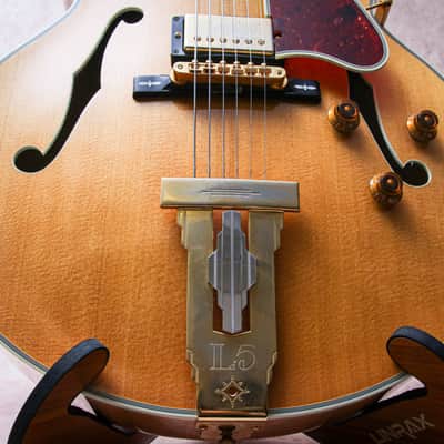 GIBSON USA Custom Shop Crimson Division L-5 CES Archtop "Natural + Ebony" (2014) image 6