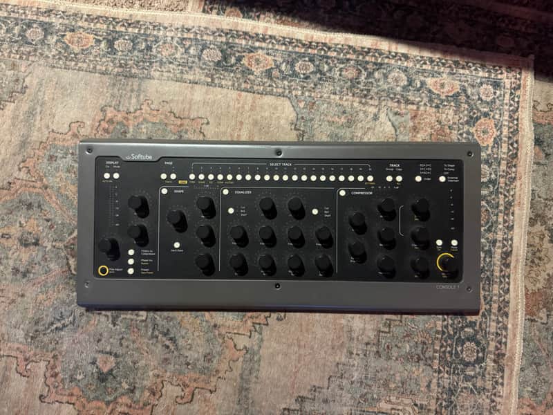 Softube Console 1 MKII Hardware/Software Mixer 2010s - Black/Grey image 1