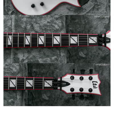 2021 ESP LTD GH-600 Gary Holt Signature in Snow White. EMG image 8