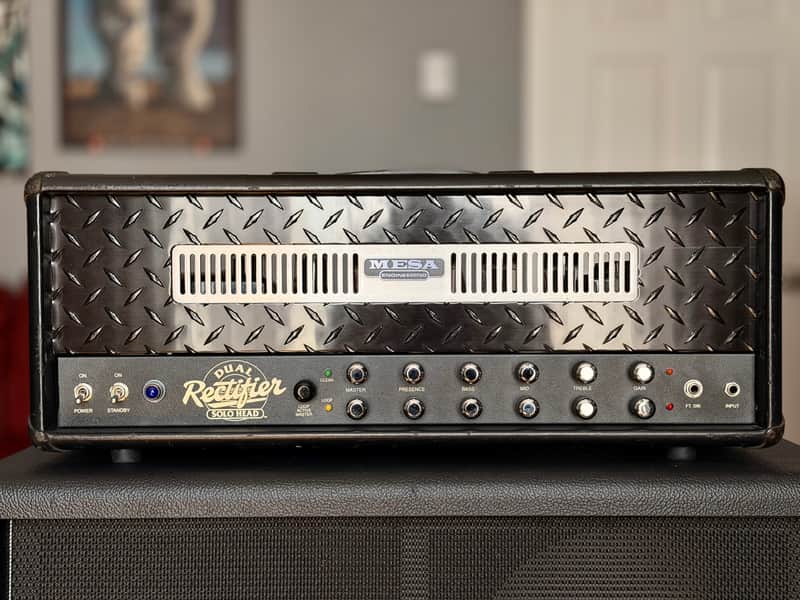 Mesa Boogie Dual Rectifier Révision E 1992 - Blackface | Reverb