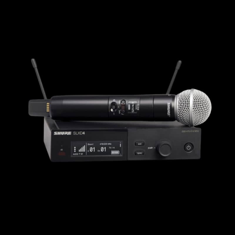 Shure SLXD24/SM58 Digital Wireless Handheld Microphone System (H55 Band) image 1