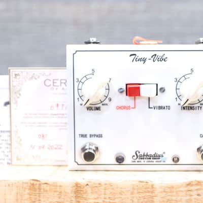 Sabbadius Electronics 69 Tiny-Vibe Hand Wired Analog Chorus/Vibrato Effect Pedal Bild 7
