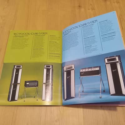 Vintage 1976 Fender Full-Line, Full-Color Catalog! Rare, Original Case Candy, Paperwork! image 7