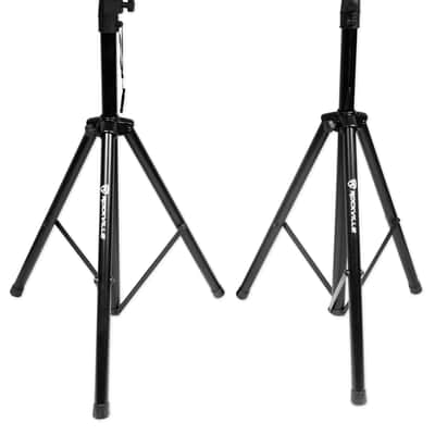 (2) Mackie Thrash15 v2 15" 1300w Powered DJ PA Speakers w/Bluetooth+Stands+Bag image 5