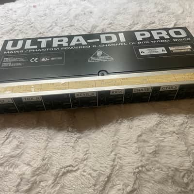 Behringer Ultra-DI Pro DI800 Phantom Powered 8-Channel Direct Box rack image 1
