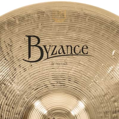 Meinl Byzance Brilliant Thin Crash Cymbal 18" image 3