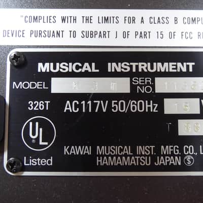 Kawai K3m rackmount Wave synth Sound Module ! image 13