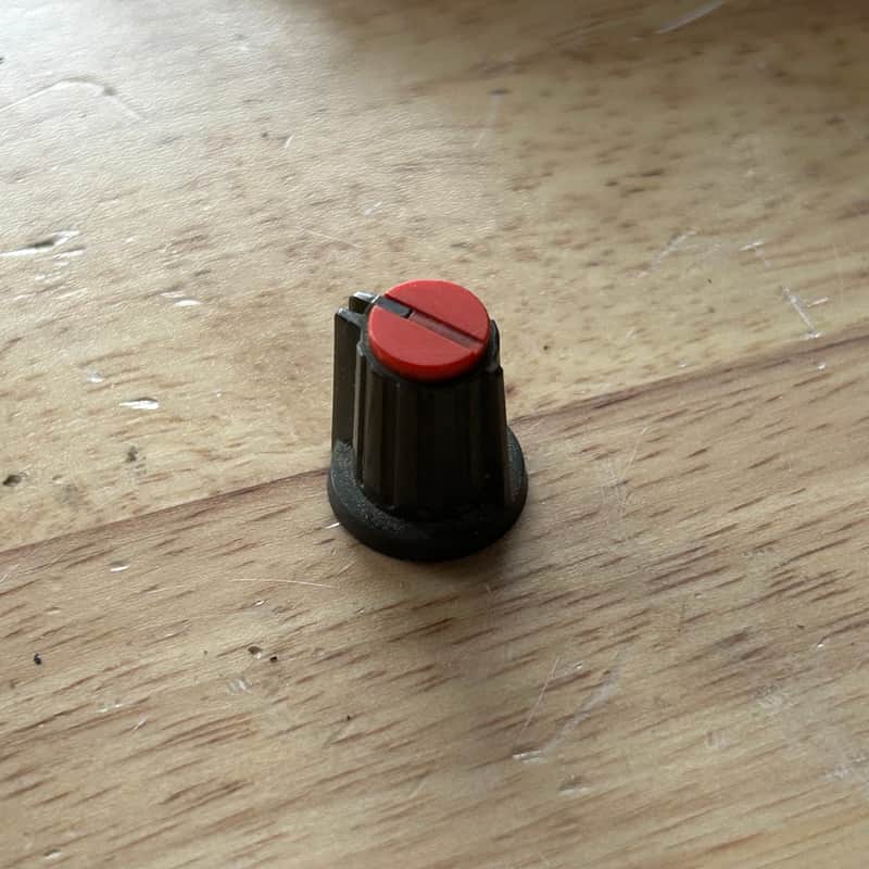 1980s TASCAM 246 Portastudio “Trim” Knob Red Cap Priced Individually image 1