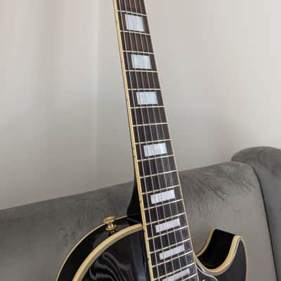 Burny Les Paul Custom 1987 - Black (Made in Japan) image 5