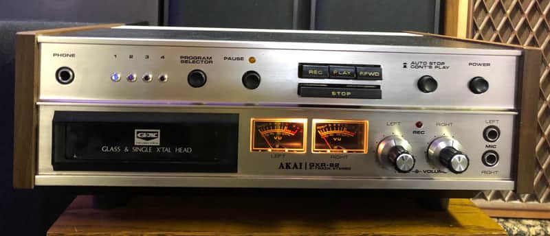 Akai GXR-82 8 Track Player/Recorder - Vintage - Rare 1974 Wood