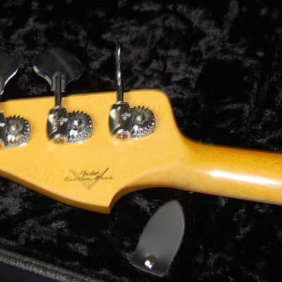 2017 Fender Postmodern Journeyman Jazz Precision J/P Bass Custom Shop Relic Hot Rod Red Case! SAVE image 9