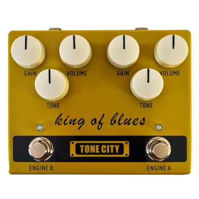Tone City King of Blues Dual Channel Guitar Overdrive Fast, Fast U.S. Shipping No Overseas wait time