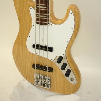 2007 Fender American Vintage '75 Jazz Bass, Rosewood Fingerboard, Natural image 3