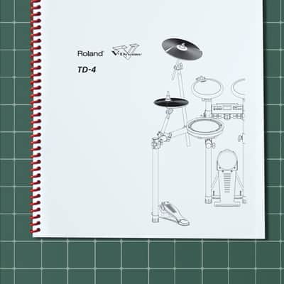 Roland TD-4 — Owners Manual User Guide Instructions — 59 Pages — USA Made