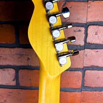 Woodcraft Electric Guitars Bobcat Custom Three tone burst relic with Mastery Tremolo image 7