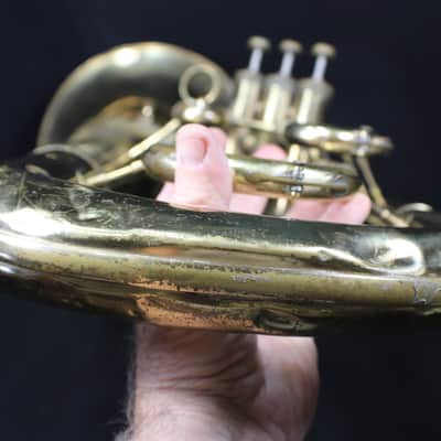 F.E. Olds Baritone (Euphonium) Upright Concert Style Works Great & Complete with Mouthpiece image 12