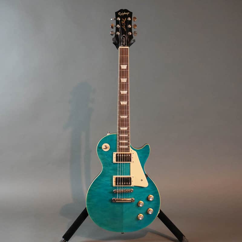 Epiphone Les Paul Standard '60s Quilt Top Translucent Blue (2021) - Used image 1
