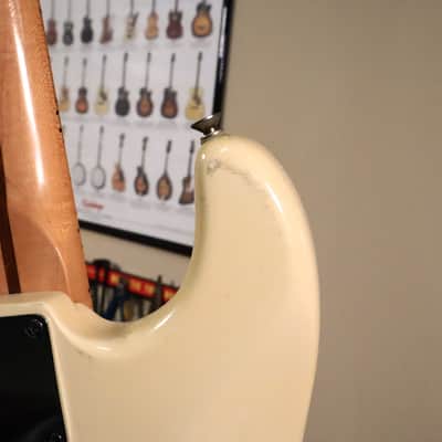 1992 Squier MIK Stratocaster Korea Off-White Maple Neck image 22
