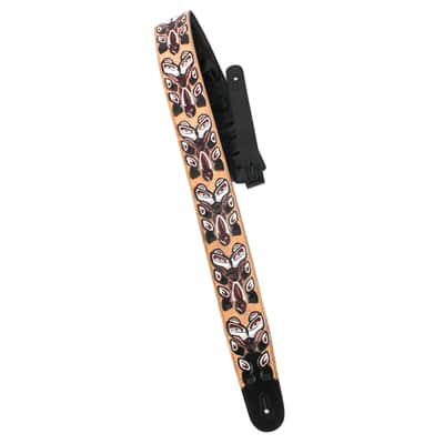 Walker & Williams LHR-23 Gloss Black Premium Leather w/North West Bear Totem Carving image 5
