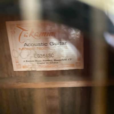 Takamine EG361SC 2010 - Black image 4