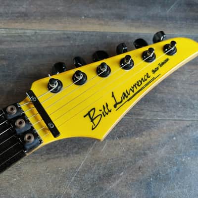 1990's Bill Lawrence Japan VR-803 HSH Superstrat (Canary Yellow) image 6