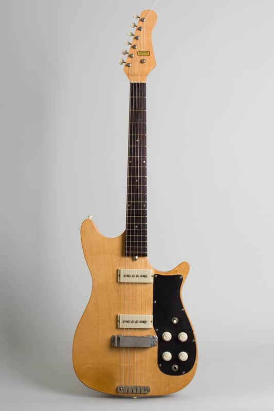 Carvin #32-SGB Solid Body Electric Guitar (1962), original black hard shell case. image 1