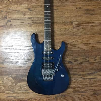 Hamer Centaura CT-21 Floyd Rose, coil tap, Trans Blue image 3