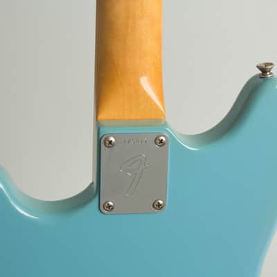 Fender Mustang Solid Body Electric Guitar (1966), ser. #179277, original grey hard shell case. image 24