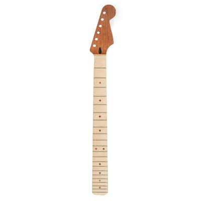 [Matte Finish] 22-Fret Guitar Neck Suit for ST Style Guitar - Maple Fretboard, Mahogany Neck & Peach Wood Tube (With Back Line), price include the import duty for US buyer image 4