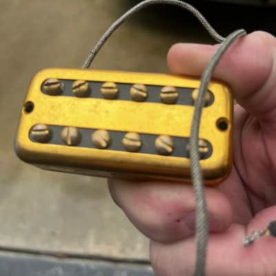 RARE Tom Holmes THC Gretsch Filter’tron Filtertron 2000 - Gold image 1