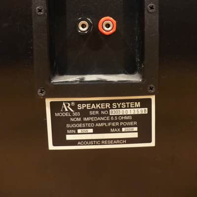 Pair of Vintage Audiophile ACOUSTIC RESEARCH AR 303 Speakers Rare