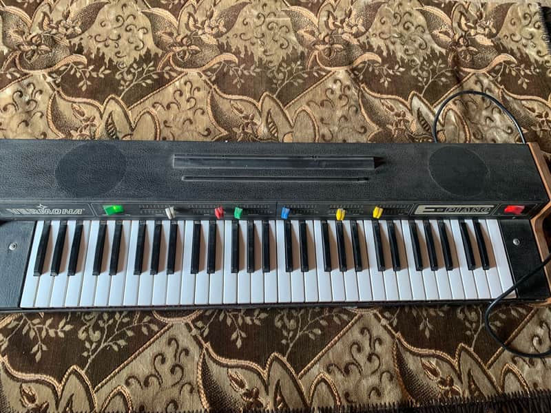 Vermona E-Piano 1970s Black Vintage image 1