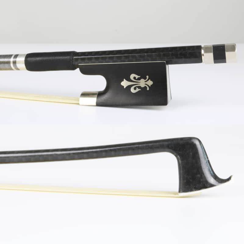 New 4/4 Carbon Fiber Violin Bow, Checkered Grain Pattern image 1