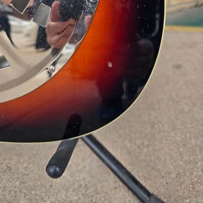 Regal RD-40 Round Neck Resophonic Guitar w/Fishman Nashville Series Pickup - Sunburst image 5