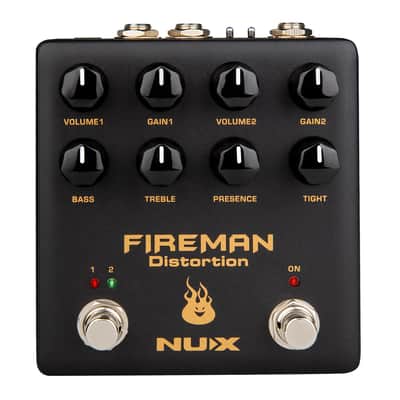 New NUX NDS-5 Fireman Distortion Guitar Effects Pedal image 1