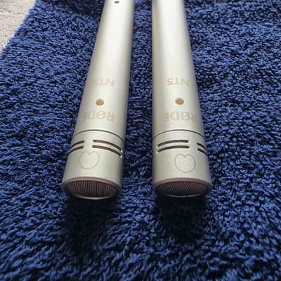 RODE NT5 Small Diaphragm Cardioid Condenser Microphone Stereo Pair 2002 - Present - Silver image 2