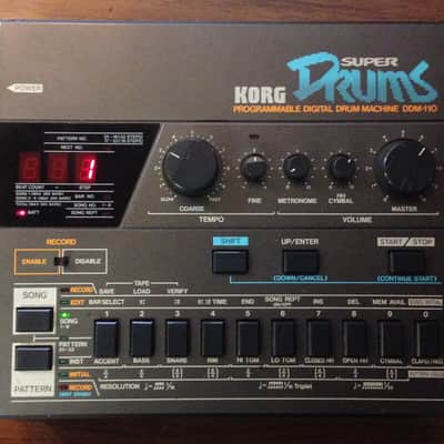 Korg DDM-110 Super Drums Drum Machine 1985