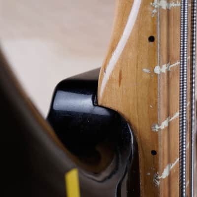 Yamaha Super Bass SB-500 1970s Black Converted to Fretless Made in Japan MIJ w/ Bag image 20