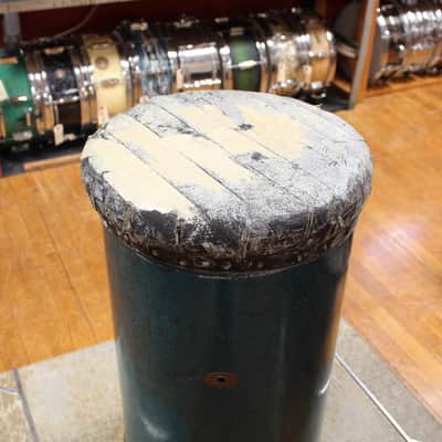 1950s Slingerland 23x14 Drum Throne in Sparkling Aqua image 5
