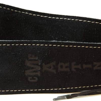 Martin 18A0016 2.5-inch Suede Guitar Strap - Black image 2