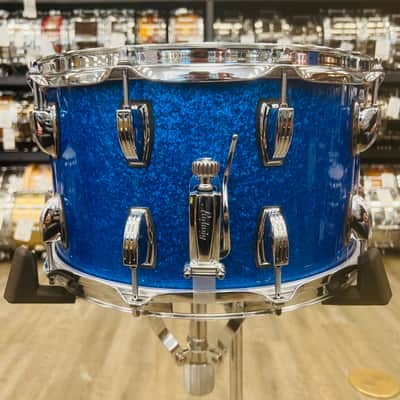 Ludwig Legacy Mahogany 8x14" Snare Drum (Blue Sparkle) image 2