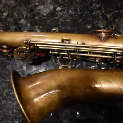 Pierret Super "Artiste" Tenor 1953-1958 Dark Vintage Brass Saxophone image 20