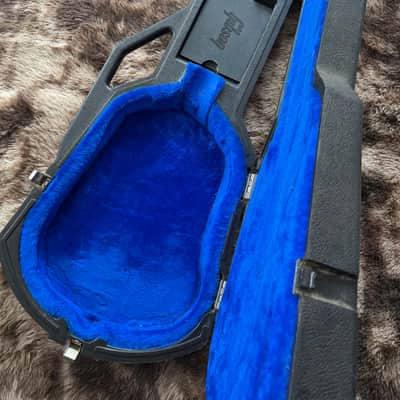 1980s Gibson Les Paul / SG Chainsaw Gen 3 Vintage Hard Case - Black / Blue image 1