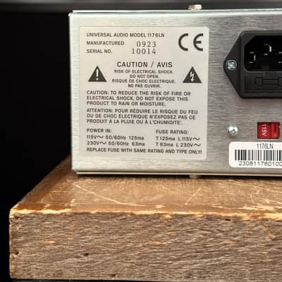 Universal Audio 1176LN Limiting Amplifier. Great! 1176 LN Urei. Made in 2023 image 10
