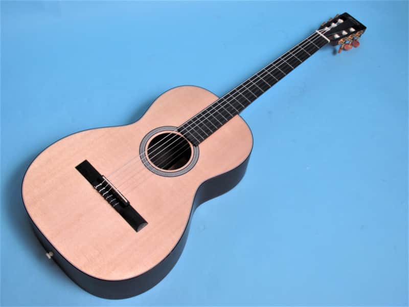 Martin Custom Shop 0 -12 Fret Indian Nylon 2014 Natural Satin back and sides, gloss top image 1