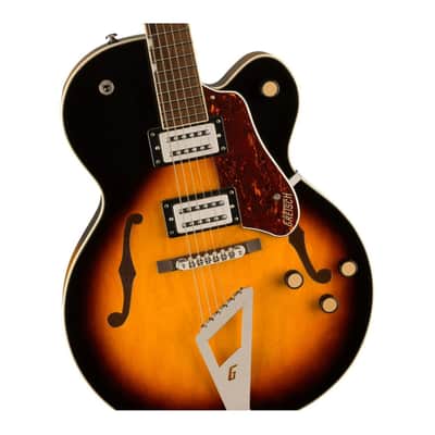 Gretsch G2420 Streamliner Hollow Body with Chromatic II Tailpiece, Nato Set-Neck, 6-String Right-Handed Electric Guitar (Aged Brooklyn Burst) image 4
