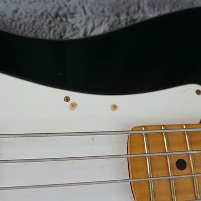 Heart Man Suzuki Precision/Musicmaster Style Bass 1970s - Black image 8