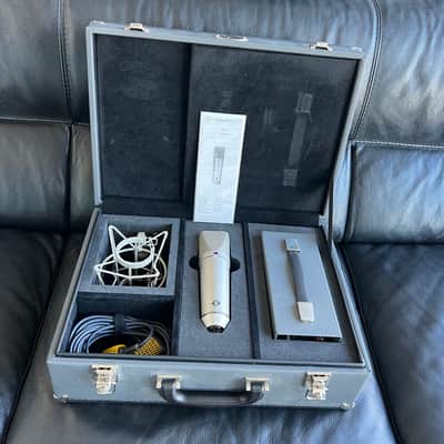 Neumann U 67 Set Large Diaphragm Multipattern Tube Condenser Microphone Reissue 2018 - Present - Nickel image 2