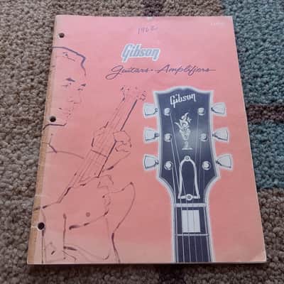Vintage 1962 Gibson Full-Line Catalog! Rare, Original Case Candy, Paperwork! image 1