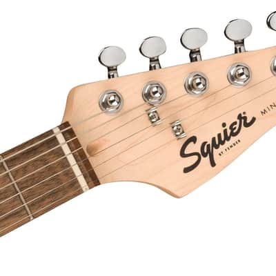 Squier Mini Stratocaster Electric Guitar, Shell Pink, Laurel Fingerboard image 5